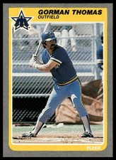 1985 Fleer #503 Gorman Thomas NRMT+