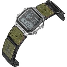18mm Tactical Nylon Strap for Casio Watches  Quick Release Military Style Sh...