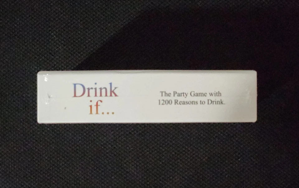 DRINK IF... The Party Game with 1200 Reasons to Drink Factory Sealed New in Box - Image 3 of 4