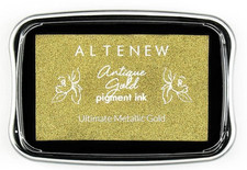 Antique Gold Pigment Ink Pad (New and Sealed)
