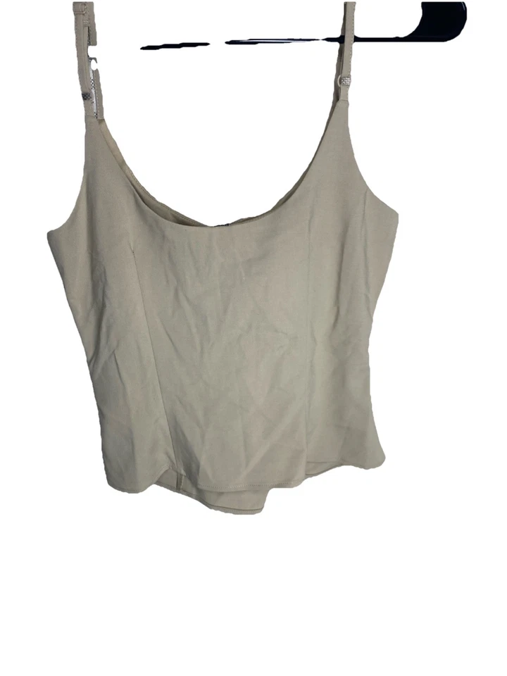 Top Camisola Estilo Corsé Dividido H&M Elegante Moda Foto 3 de 4