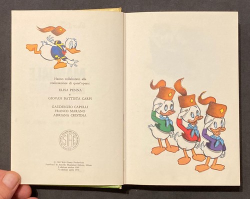 Walt Disney MANUALE DELLE GIOVANI MARMOTTE Mondadori 1972 - Picture 6 of 8