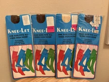 Woolworth Woolco Knee-Let High Lot 1 Sz Non-binding Brown & Parchment 8 1/2 - 11