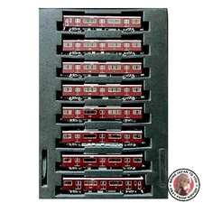NEW Popondetta N Gauge Hankyu Railway 1300 Series 8-Car Set 6004 Model Train