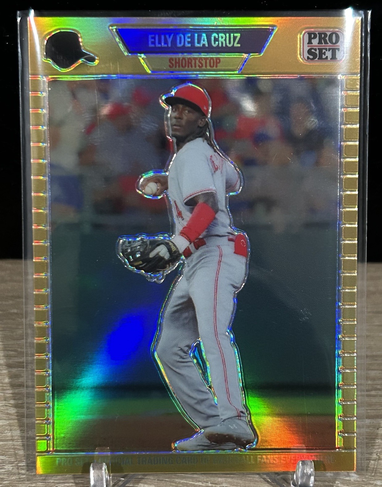 VER FOTOS DAÑOS 2023 Hoja Web Exclusivas Elly de la Cruz Pro Set Dorado/199