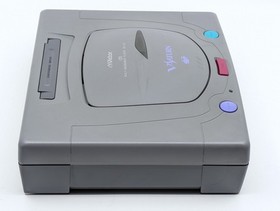 Sega Victor V-Saturn RG-JX2 Gray Console Complete Set NTSC-J Japan Tested