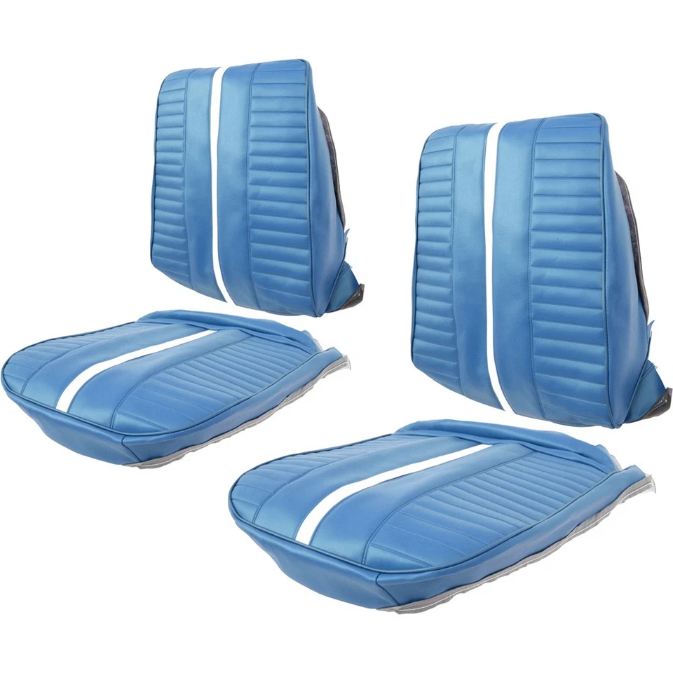 Chevy II Nova Super Sport 1967; juego completo de tapicería; cucharones delanteros y traseros Foto 4 de 4