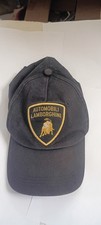 True Vintage 1980s Lamborghini Hat Black SnapBack Made in Taiwan S/M