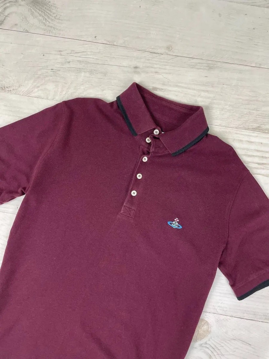 Vivienne Westwood Polo Shirt Logo Orb Basic Luxury Men Size XL