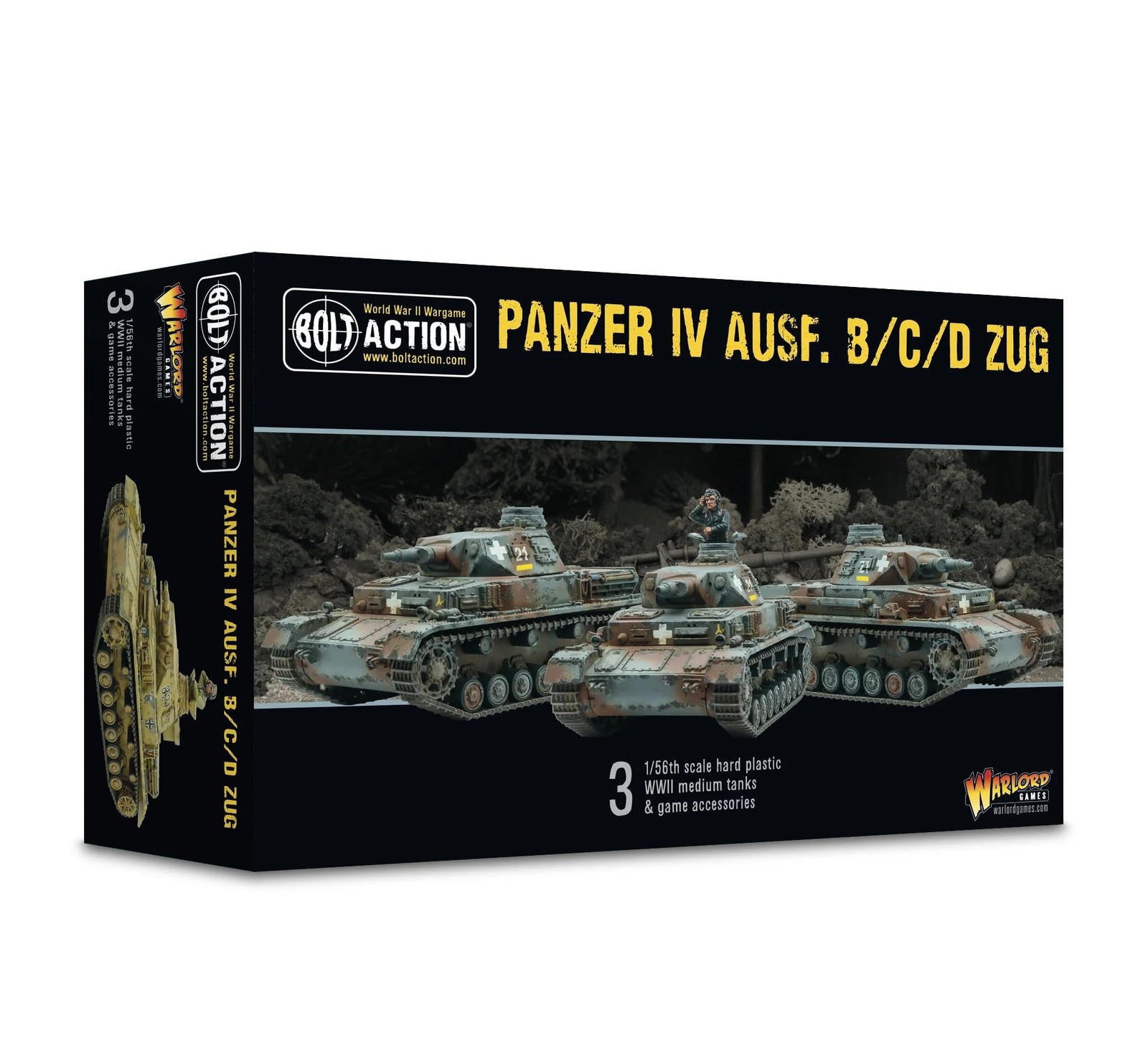 Боевые действия от Warlord Games: немецкий танк IV AUSF B/C/D Zug