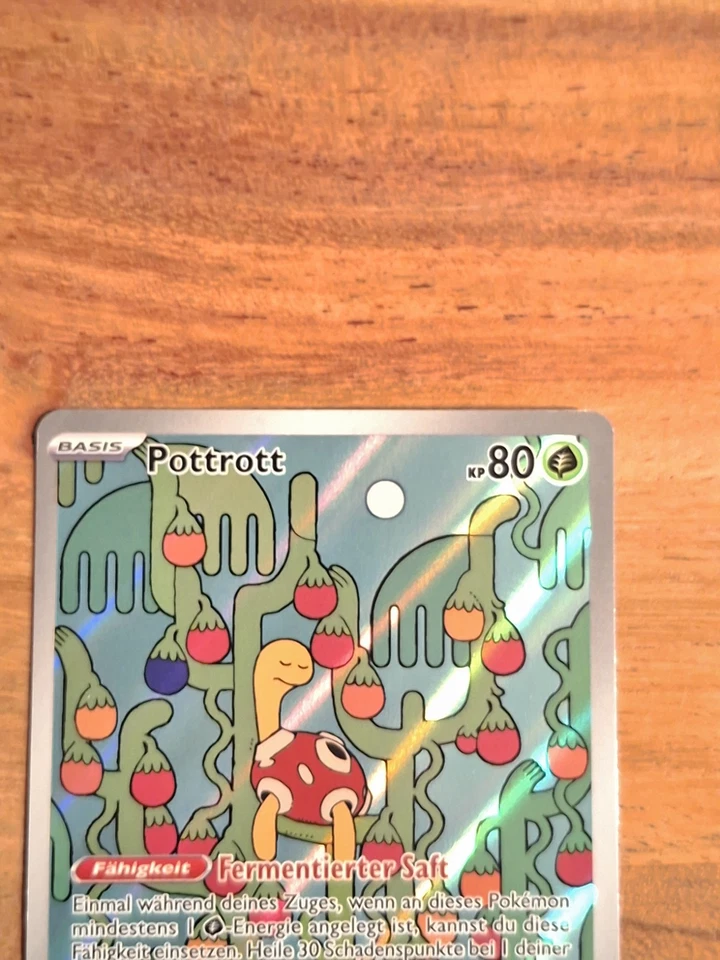 Pokémon Karte Alt Art Pottrott 136/132 Deutsch Mega Entwicklungen • Pokemon NM - Bild 2 von 4