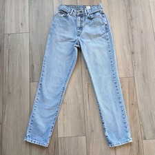 Vintage Calvin Klein Easy Fit Jean Women's 4 Sandblast Tapered Straight Leg Mom