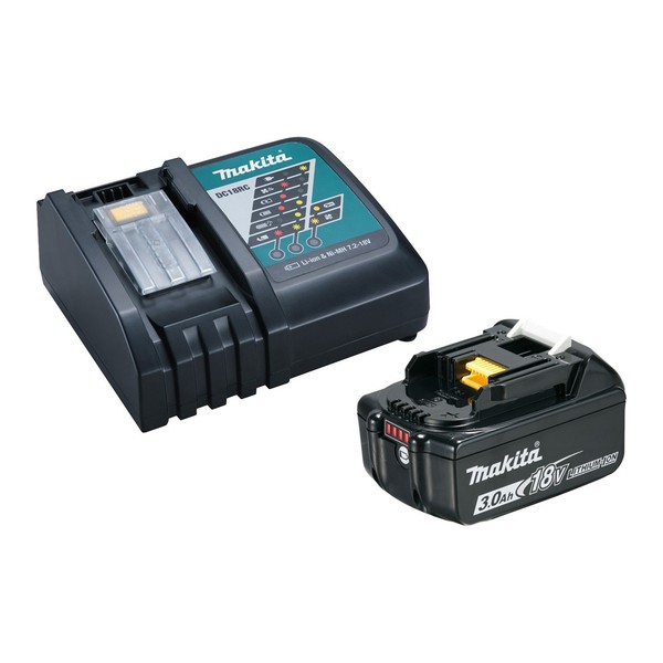 Makita Power Source Kit Li 18V Inkl. SchnellladegeräT DC18RC Und Akku BL1830B 3,-image