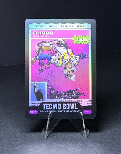 2026 Bo Jackson Battle Arena Tecmo Bowl Flippa Flipper Andesron NEWS HEX FOIL