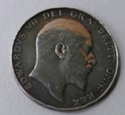 1909 Edward VII Half Crown — photo from another recent sale