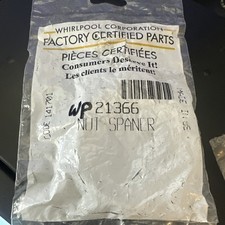 WP21366 NEW IN SEALED BAG Whirlpool Genuine Original OEM Spanner Nut