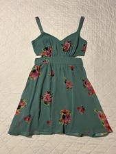 Asos Size 6 Floral Print Tie Straps Sundress