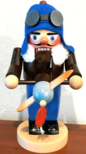 Steinbach 10.5" Troll Aviator Pilot Nutcracker Handmade in Germany w/Tags