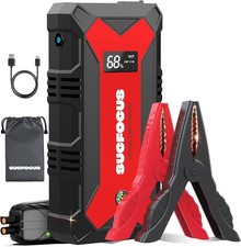 Jump Starter Power Pack,4000A Car Battery Booster,leads for(9LGas or Diesel 8.5)