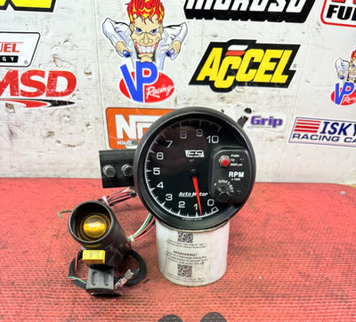 AUTOMETER GAUGE TACHOMETER 5IN 10K RPM; PEDESTAL W/EXT SHIFT-LITE ES 5999