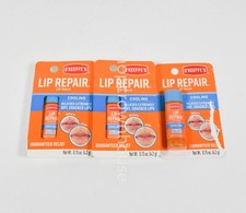 3 O'Keeffe's Lip Repair Lip Balm Cooling All Day Moisture 0.15 oz.