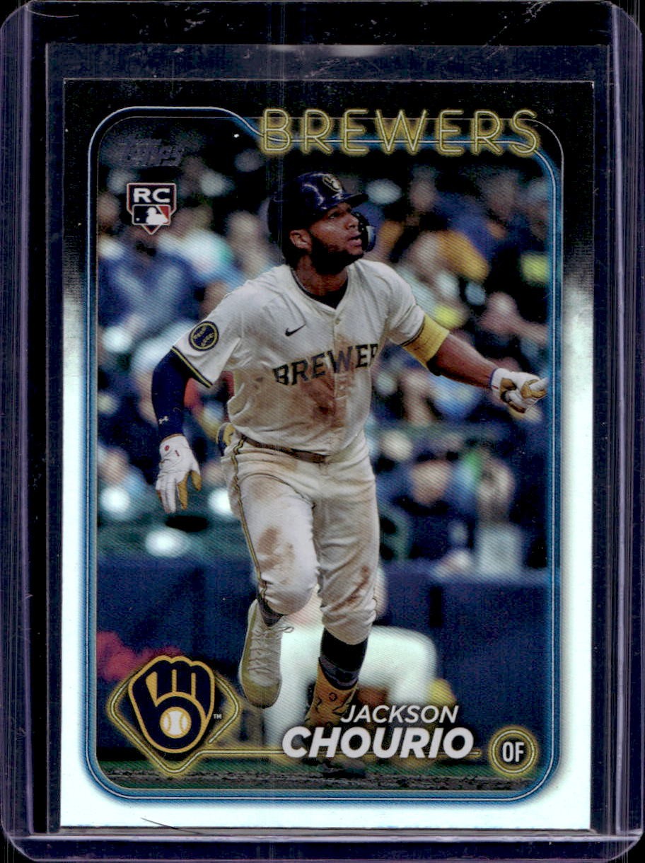 Jackson Chourio 2024 Topps Update #US240 Rookie Rainbow Foil