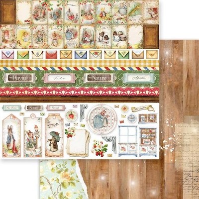 Memory-Place Peters Garten 12''x12'' doppelseitiger Karton - Geschichte