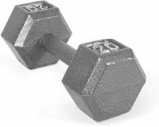 CAP SDG020 Cast Iron Hex Dumbbell - 20lb