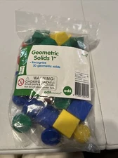 Learning Advantage Edx Education Mini 1” Geometric Solids 40/Pack New