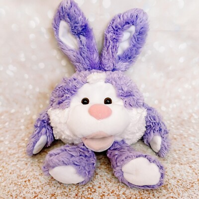 Vtg Chrisha Creations Playful Plush EASTER Bunny Rabbit Puppet Sounds 1988 Works