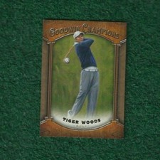 TIGER WOODS - 2014 GOODWIN CHAMPIONS BASE CARD # 100 - PGA TOUR