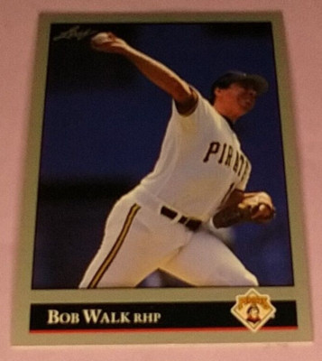 1992 Leaf #353 BOB WALK Pittsburgh Pirates