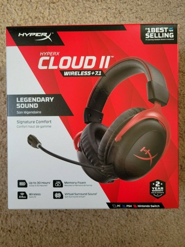 HyperX Cloud II Wireless Gaming Headset 7.1 Surround Sound | eBay