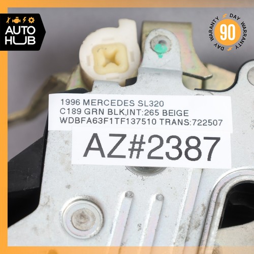 96-02 Mercedes R129 SL320 Front Right Side Door Lock Latch Actuator OEM 50k - Picture 14 of 14