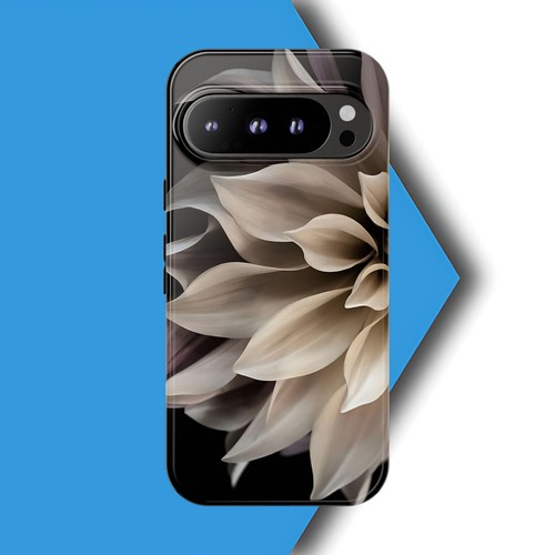 Tough Case For iPhone, Samsung Galaxy, Pixel, Cream Dahlia Flower Print - 第 110/223 張圖片