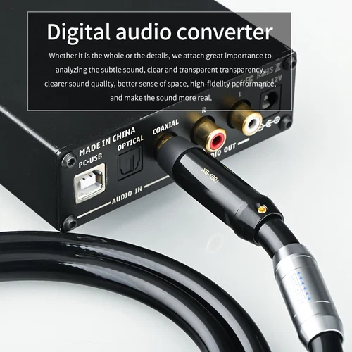4N Silver Coaxial Cable Hifi Audio RCA Cord Digital Subwoofer Wire Interconnect - Picture 6 of 6