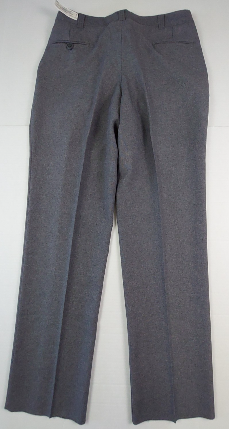 Pantaloni Cliff Keen Athletic Armpire Uomo Taglia 36 Reg Grigio Pieghettato Made In USA