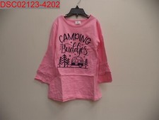 NWOT - Girls Pink Camping Buddies Pajama Set, Size XL 6 CKDXTZ