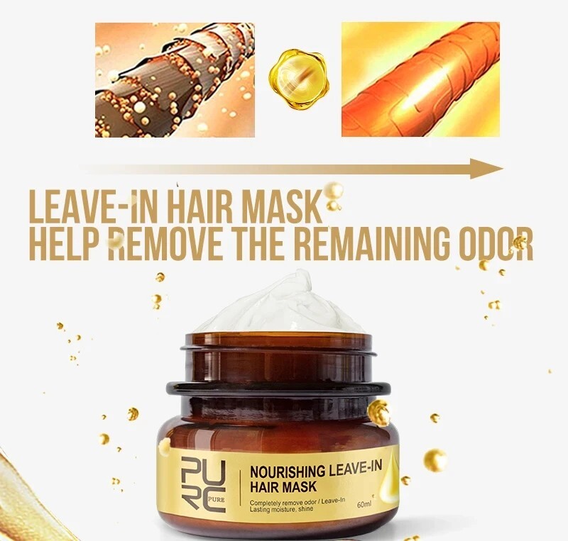 PURC Keratin Hair Cream Brazilian Hair Straightening And Smoothing Shampoo Hair