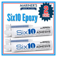 WEST SYSTEM 610 SIX10 Thickened Epoxy Resin/Hardener with Static Mixer - 2 Pack