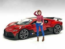 "GIRLS NIGHT OUT" JESSIE FIGURINE FOR 1/24 SCALE MODELS AMERICAN DIORAMA 76406