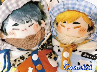 In Stock Haikyuu miya osamu miya atsumu 15cm Plush Doll Dress up Toy Anime