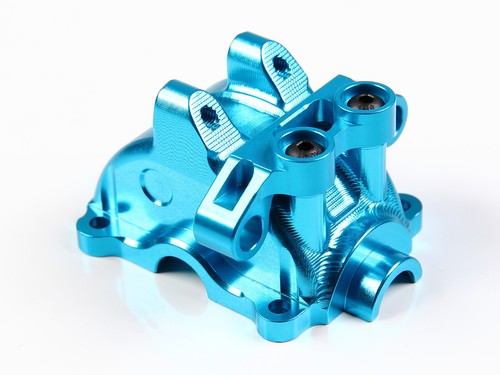 Metal Front / Rear Gear Box Cover Upgrade Kit for Tamiya TT02 Gearbox - Picture 8 of 8