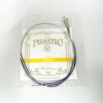 _^ *** Dominant Violin String set W/ Gold Label E Ball End- 4/4