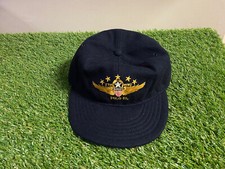 Polo Ralph Lauren 5th Wing USA Polo RL Navy Wool Vintage Hat Cap Men L NEW