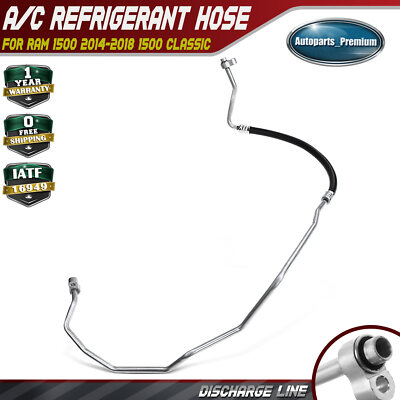 A/C Refrigerant Discharge Hose For Ram 1500 & 1500 Classic 5.7L (2014-2020) – Replaces 68192206AC, 1-Year Warranty
