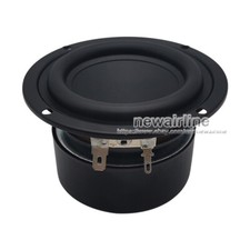 1x 3.5" inch 4/8Ohm 25W HIFI Bass Driver Audio Speaker Stereo Woofer Loudspeaker