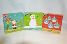 3X Holiday CHRISTMAS PUZZLES Kids Ages 6 Snowman SANTA Penguin 100 PC EA ANKER