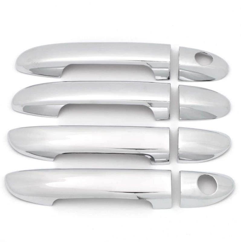 Cubierta de tazón de manija de puerta de coche cromado ABS para Kia Cerato Spectra 2003-2008 Foto 2 de 4