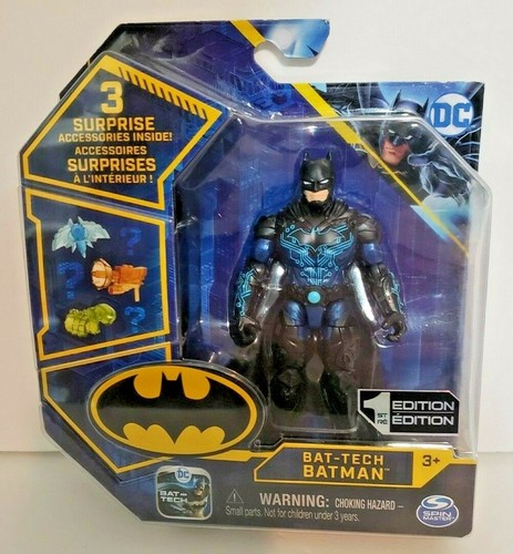 Spin Master DC Batman BAT-TECH 1st Edition 4" Actionfigur mit Zubehör Neu in OVP - Bild 2 von 3